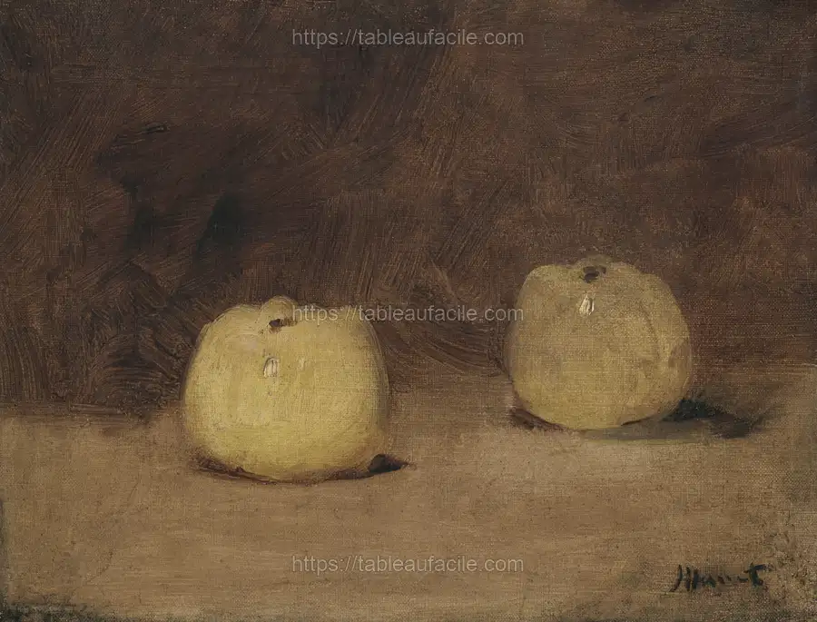Still Life with Two Apples (ca. 1880) Édouard Manet apercu
