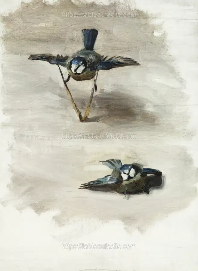 Studies of a Dead Bird (1878) by John Singer Sargent apercu