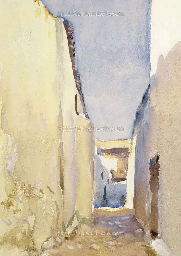 Tangier (1895) by John Singer Sargent apercu