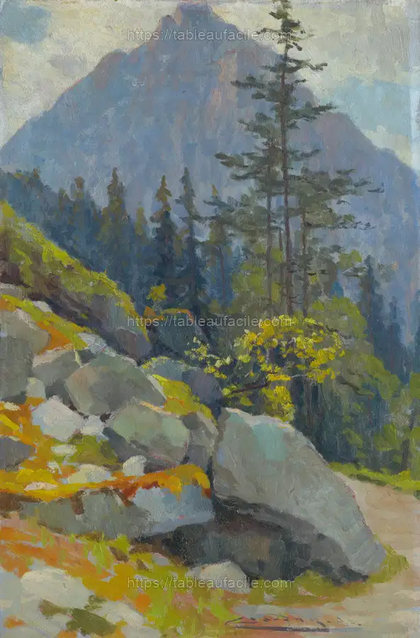 Tatra motif by Lajos Csordák apercu