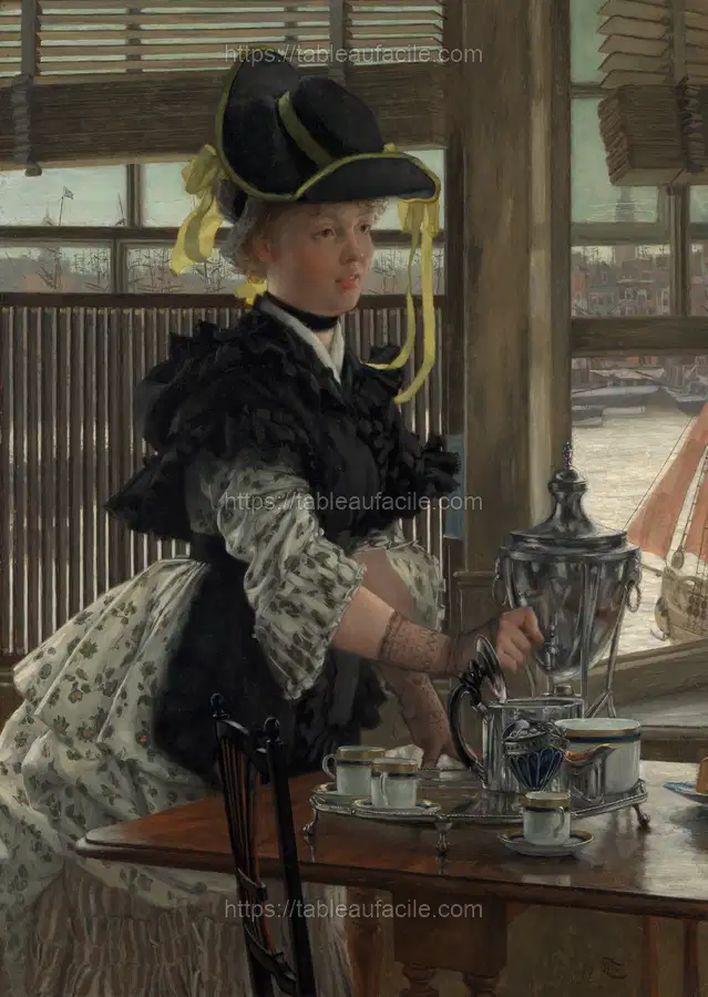 Tea by James Tissot by James Tissot apercu