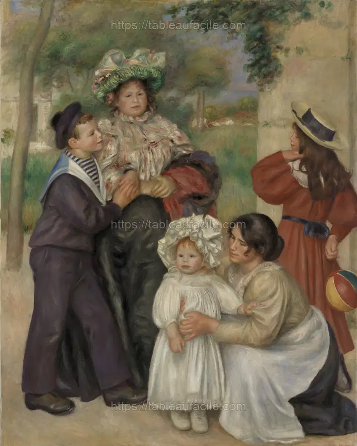 The Artist_s Family (La Famille de l_artiste) by Pierre Auguste Renoir apercu