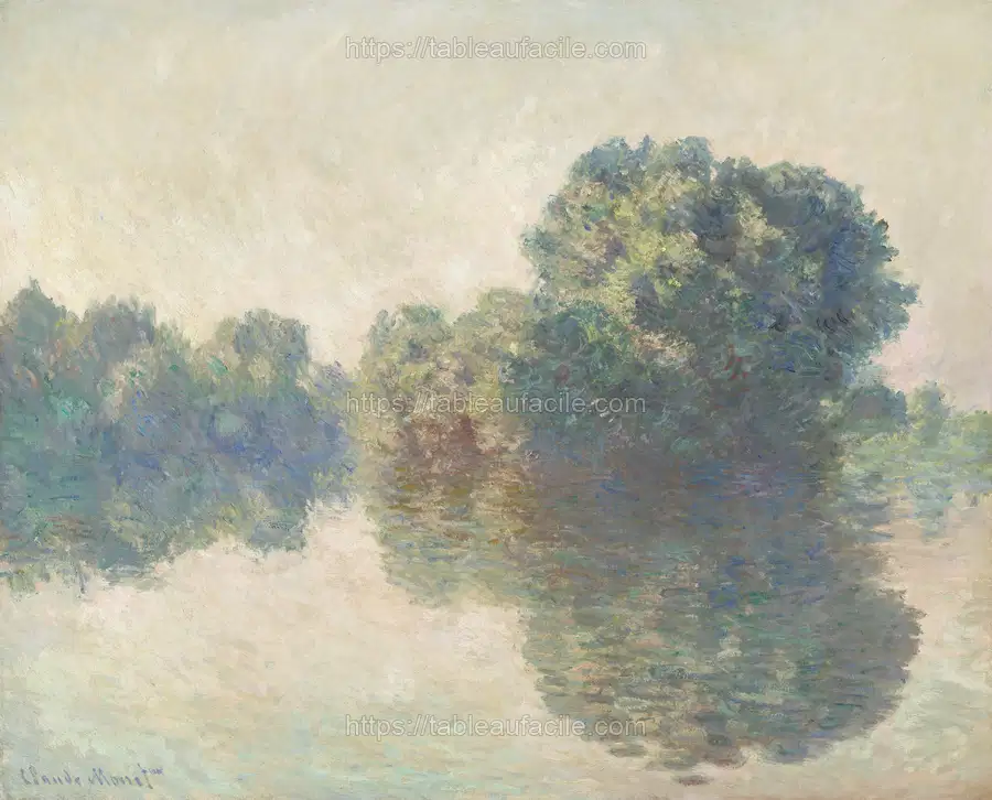 The Seine at Giverny (1897) by Claude Monet apercu