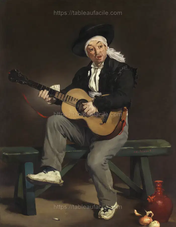 The Spanish Singer (1860) Édouard Manet apercu