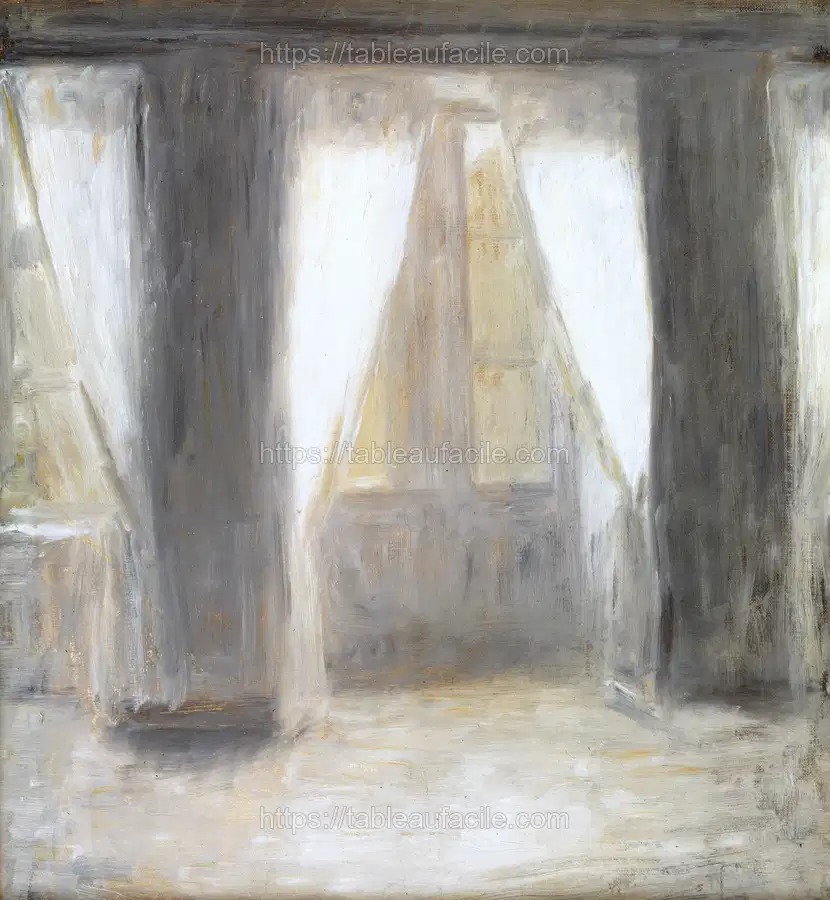 The living room on Frederiksberg Allé by Vilhelm Hammershøi apercu