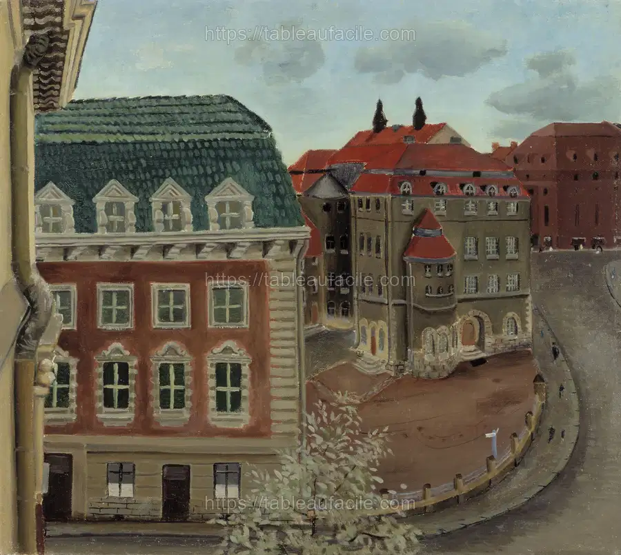 The school at ratakatu, 1929, by Sulho Sipliä apercu