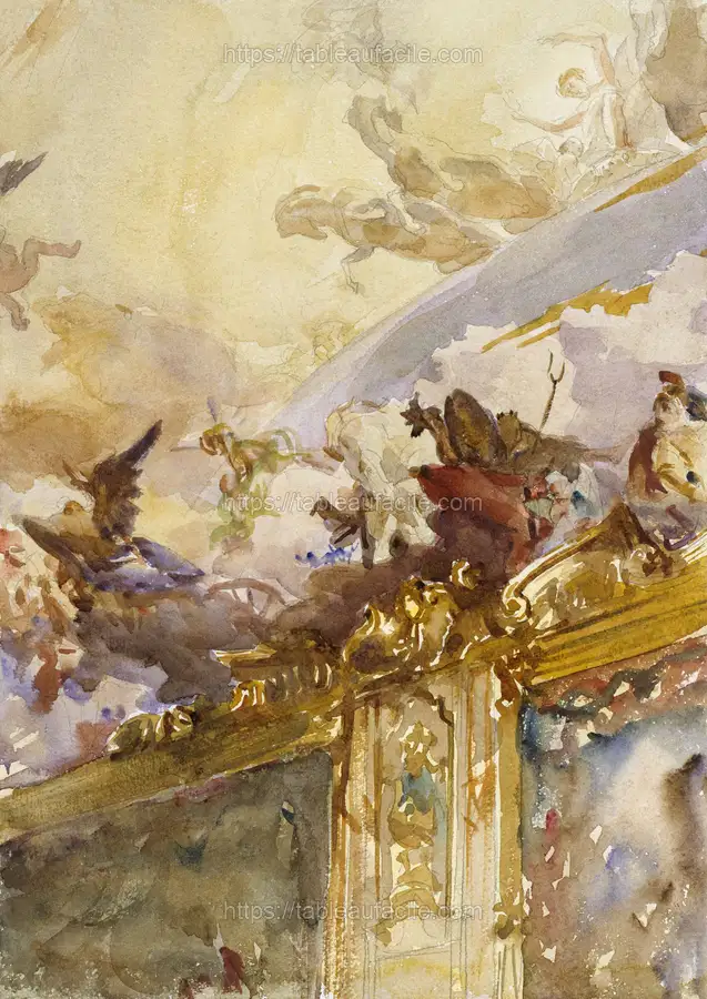 Tiepolo Ceiling, Milan (ca. 1898–1900) by John Singer Sargent apercu