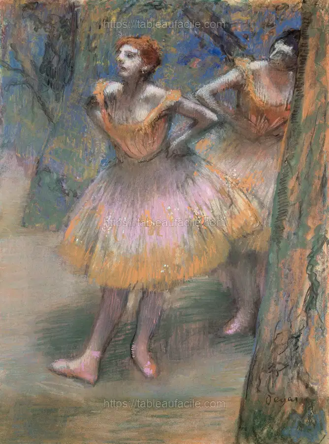 Two Dancers (1893–1898) the famous Edgar Degas apercu