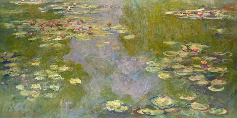 Water Lilies (1919) by Claude Monet apercu