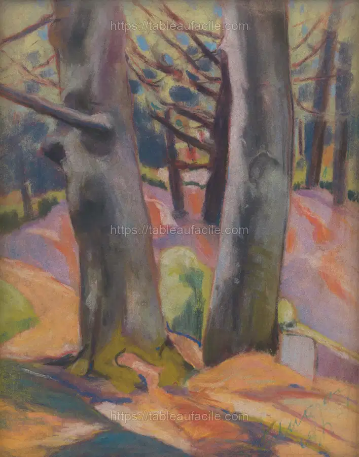 A study of trees by Zolo Palugyay apercu