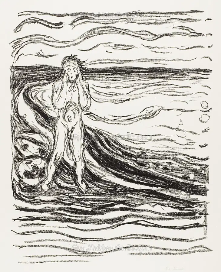 Alpha’s Despair (ca. 1908–1909) by Edvard Munch apercu