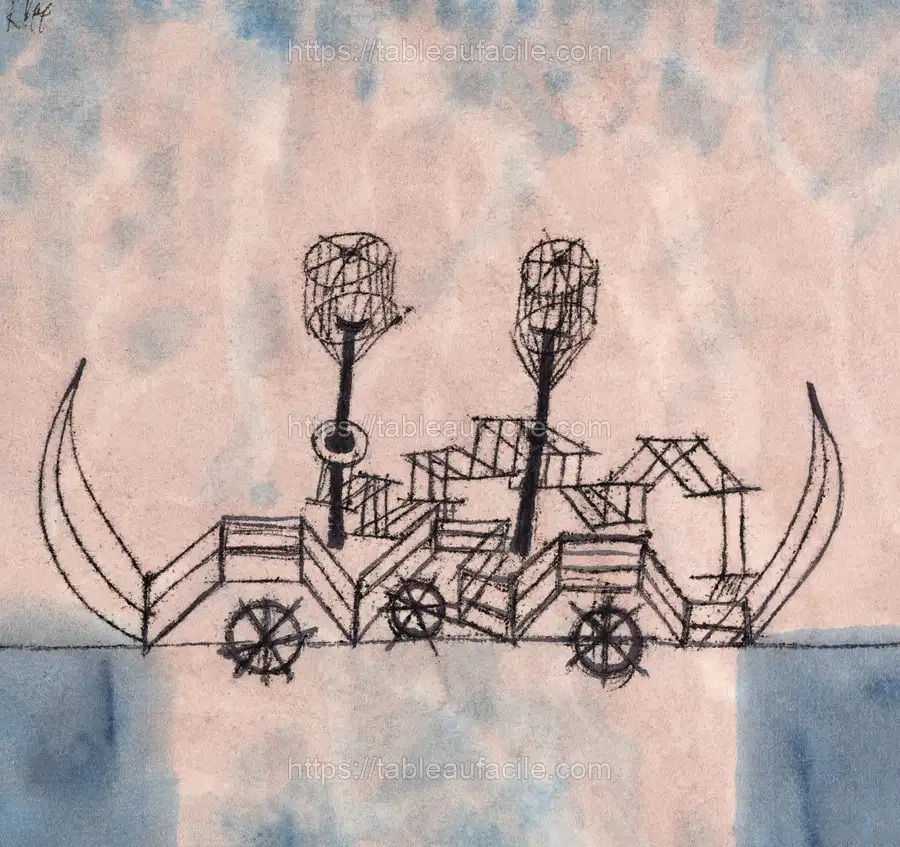Alter Dampfer (Old Steamboat) (1922) by Paul Klee apercu
