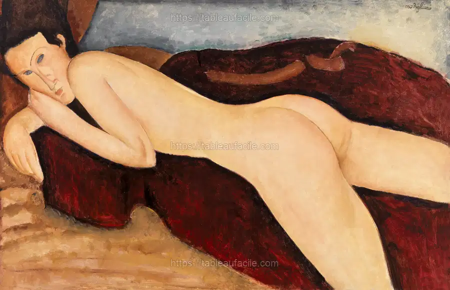 Amedeo Modigliani_s Reclining Nude from the Back (1917), apercu