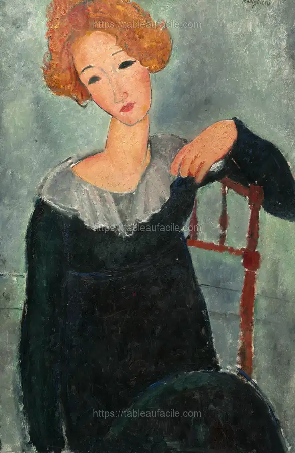 Amedeo Modigliani_s Woman with Red Hair apercu