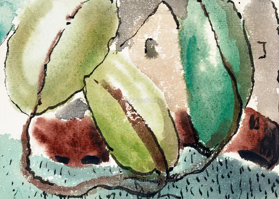 Arthur Dove_s House with Trees (1934) apercu