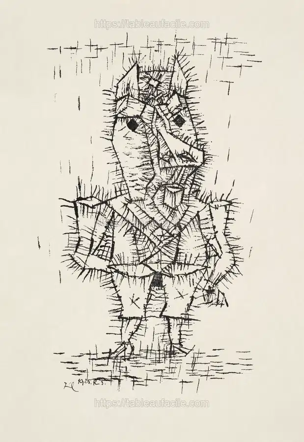Ass (Esel) (1925) by Paul Klee apercu
