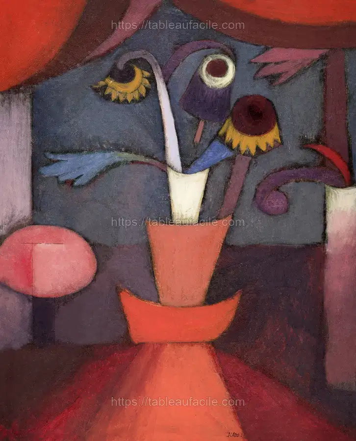 Autumn Flower (1922) by Paul Klee apercu