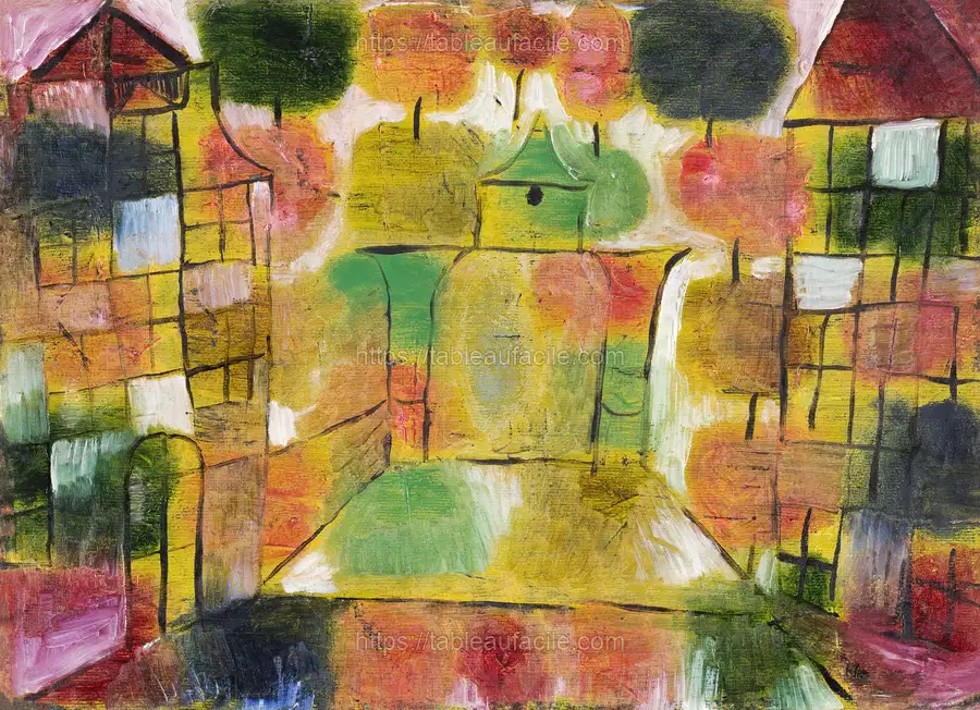 Baum und Architektur–Rhythmen (Tree and Architecture–Rhythms) (1920) by Paul Klee apercu