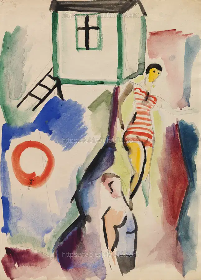 Beach, 1917, by Sulho Sipliä apercu
