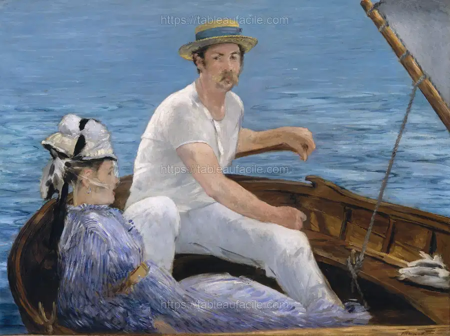 Boating (1874) Édouard Manet apercu