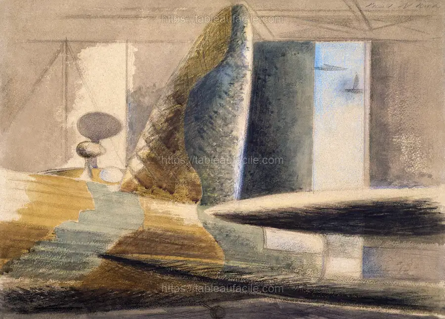 Bomber Lair–Egg and Fin (1940)  Paul Nash apercu
