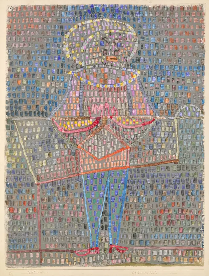 Boy in Fancy Dress (1931) by Paul Klee. apercu