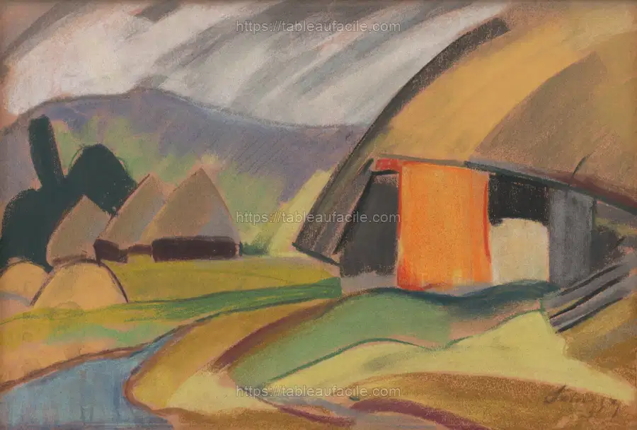 By the village by Zolo Palugyay apercu