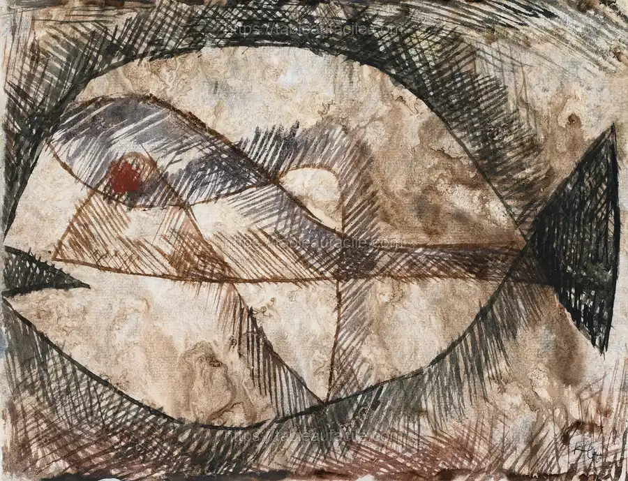 C.–C. = Fisch (1931) by Paul Klee apercu