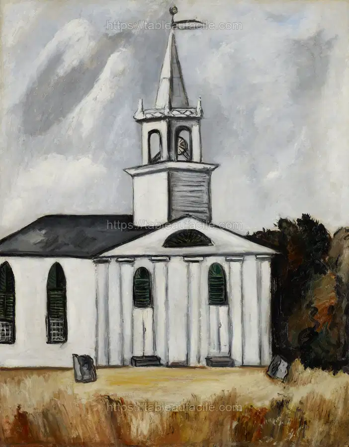 Church at Head Tide (1938–1940)  Marsden Hartley apercu