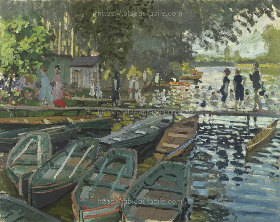 Claude Monet_s Bathers at La Grenouillère apercu