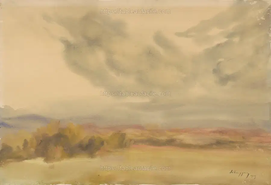 Clouds over a plain by Zolo Palugyay apercu