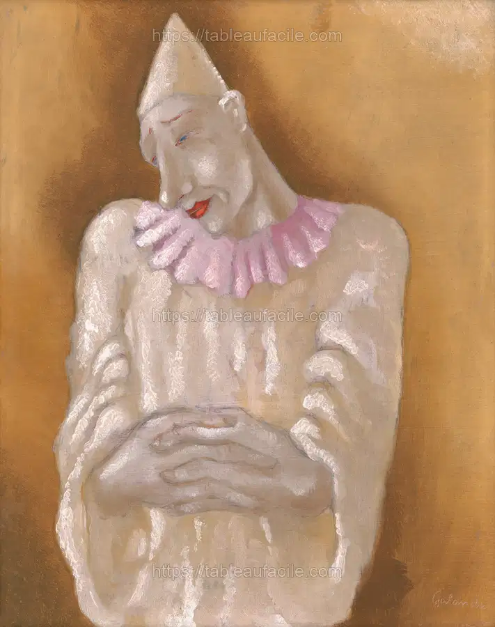 Clown (1934) oil painting by Mikulas Galanda apercu