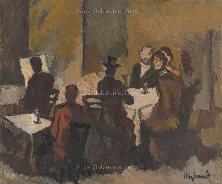 Company in a coffee shop by Cyprián Majerník apercu