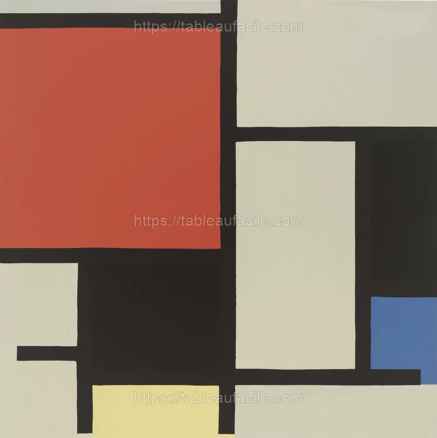 Composition (1921)  Piet Mondrian apercu