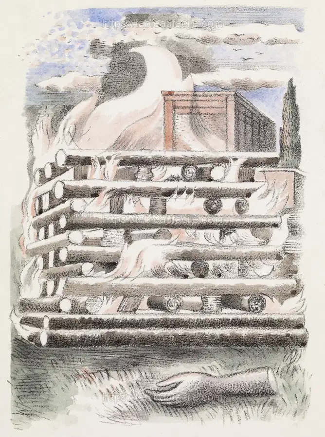 Design for Urne Buriall–Funeral Pyre (1932) Paul Nash apercu