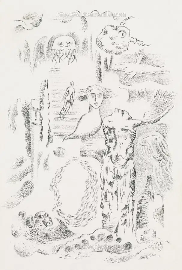 Design for Urne Buriall–Ghosts (1932) Paul Nash apercu