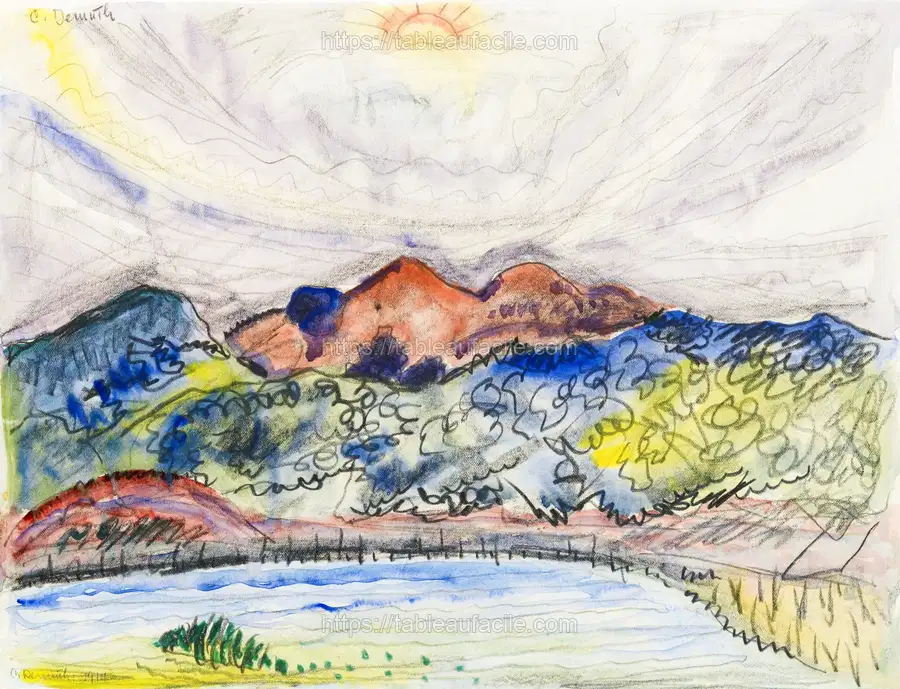 Early Landscape (1914) Charles Demuth apercu