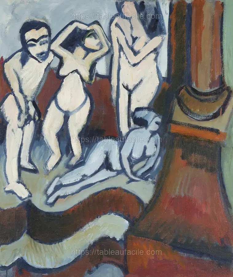 Ernst Ludwig Kirchner_s Four Wooden Sculptures (1912) apercu