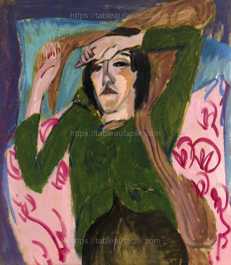 Ernst Ludwig Kirchner_s Woman in the Green Blouse apercu
