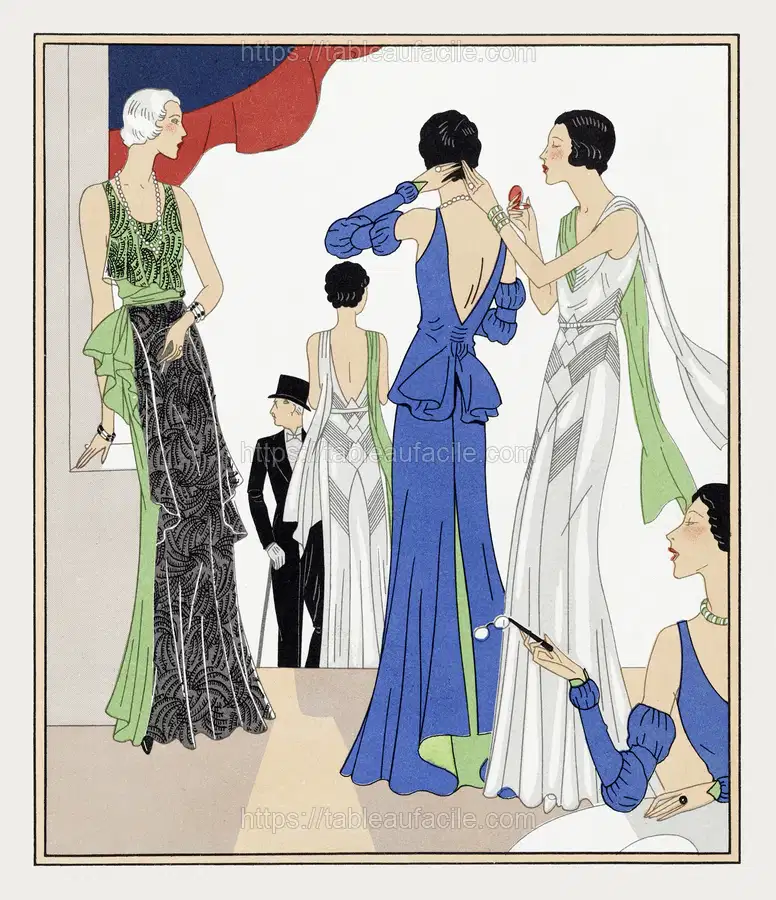 Evening gowns (1932)  Joseph Paquin apercu