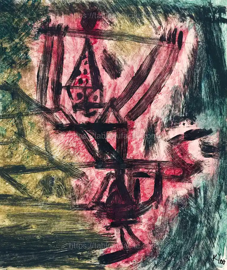Feuer Clown I (Fire Clown), (1921) by Paul Klee apercu