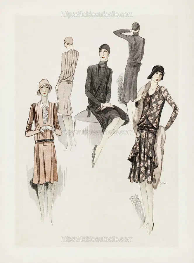 Feuillets de l_ élégance féminine (1928) apercu