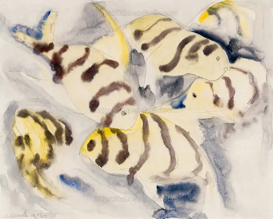 Fish Series, No. 3 (1917) Charles Demuth apercu