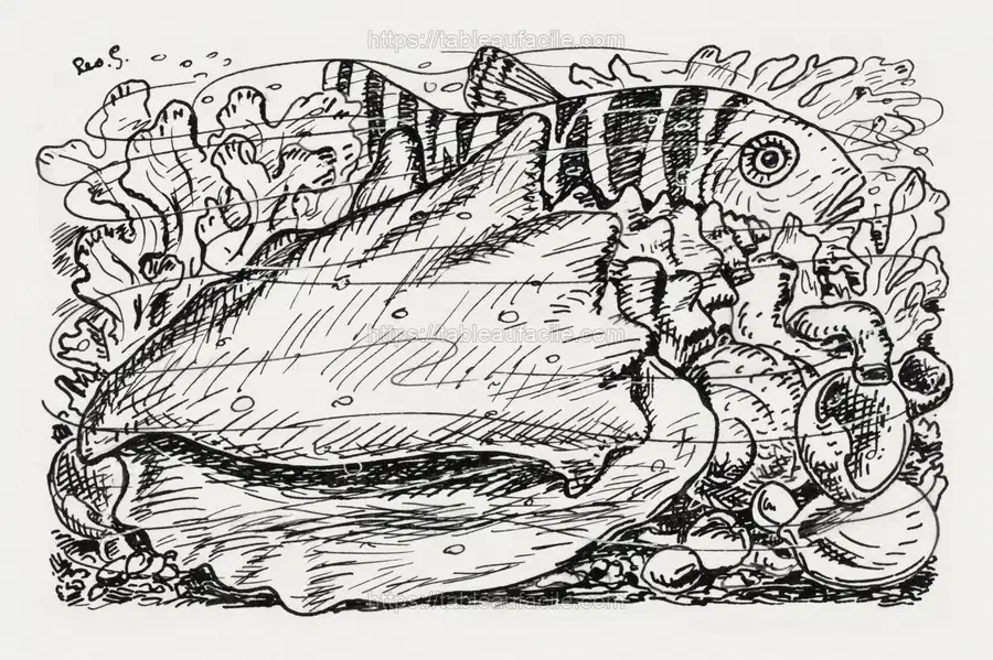 Fish and shell in the water (ca. 1891–1941) Leo Gestel apercu