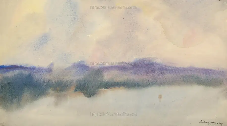 Fog over and fish pond by Zolo Palugyay apercu