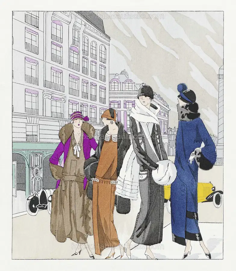 Four ladies in creations (1924) Premet apercu