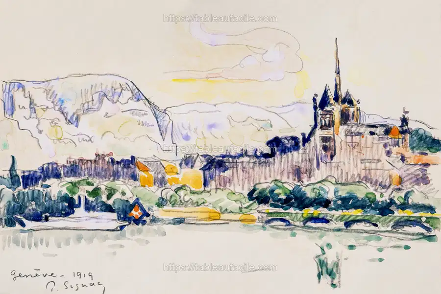 Genève (1919) Paul Signac apercu