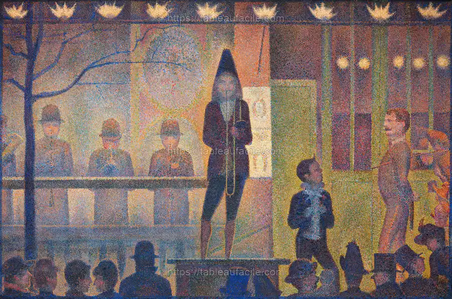 Georges Seurat_s Circus Sideshow apercu