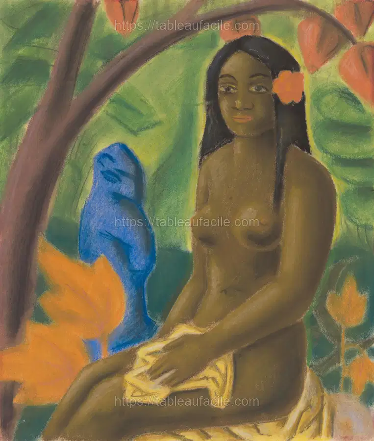 Girl of tahiti by Mikuláš Galanda apercu