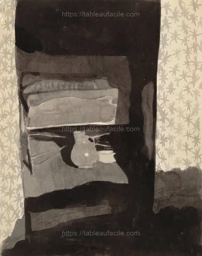 Glance into a bedroom (1908) Paul Klee apercu